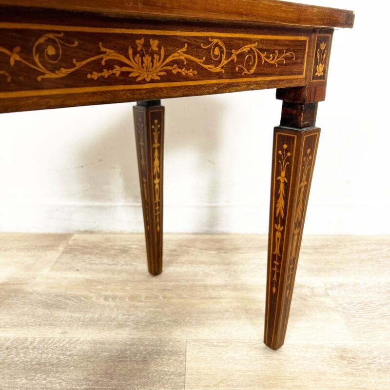 Tavolino tavolinetto da salotto antico in stile LUIGI XVI 900 legno intarsiato Categoria  Arredamento
