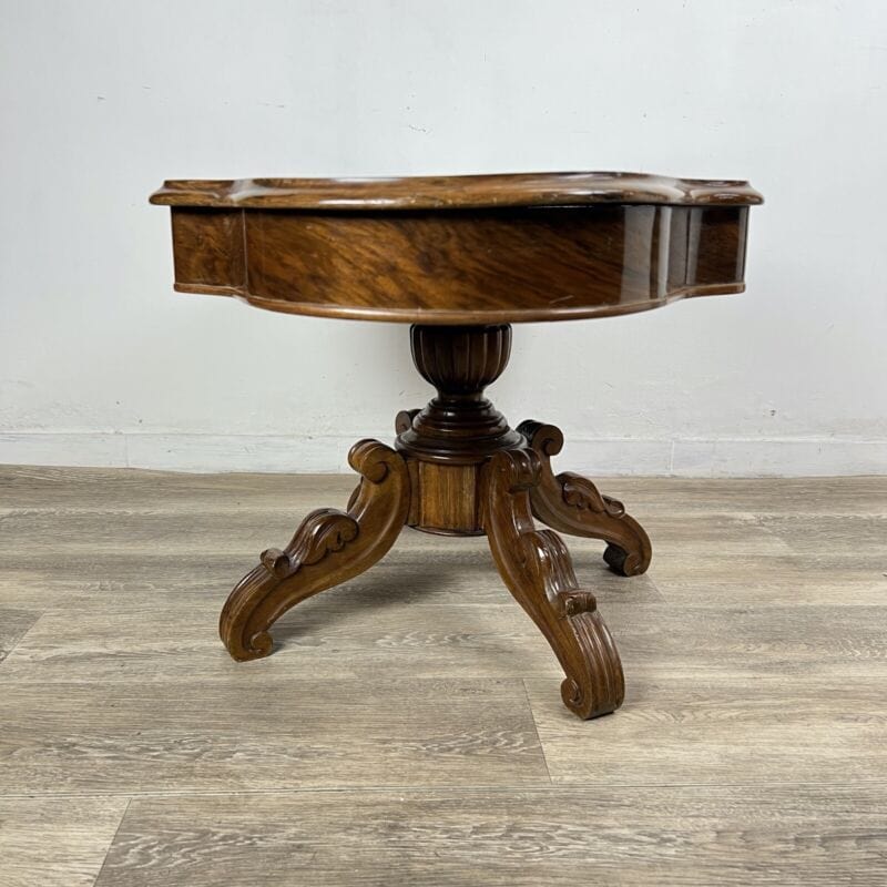 Tavolino tavolo antico 800 da salotto basso per soggiorno in legno a biscotto Categoria  Tavoli - tavolinetti