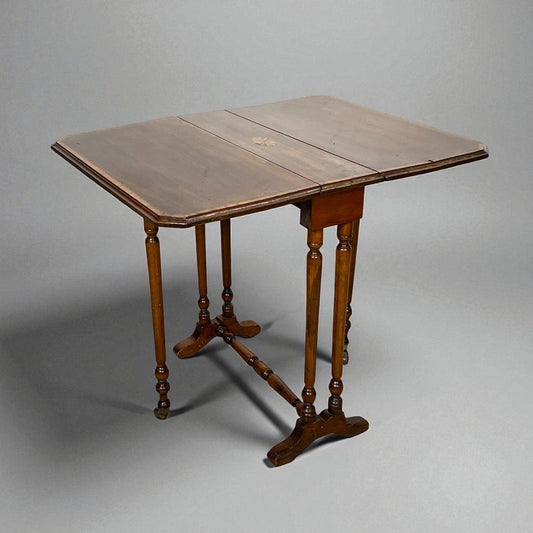Tavolino tavolo antico a vela da salotto soggiorno per caffe in legno pieghevole Categoria  Tavoli - tavolinetti