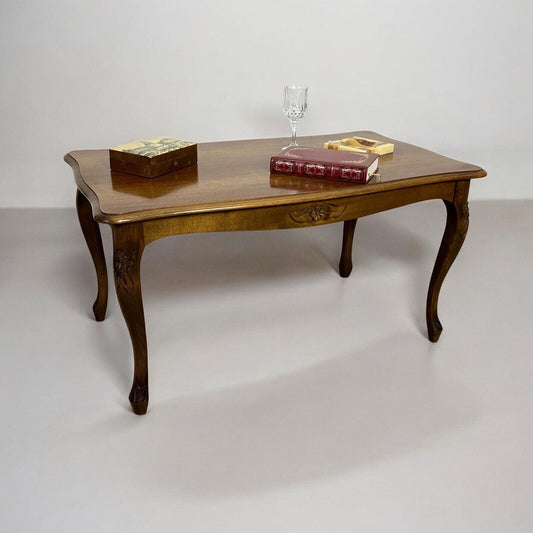 Tavolino tavolo antico basso da salotto soggiorno in legno stile antico Luigi XV Categoria  Tavoli - tavolinetti