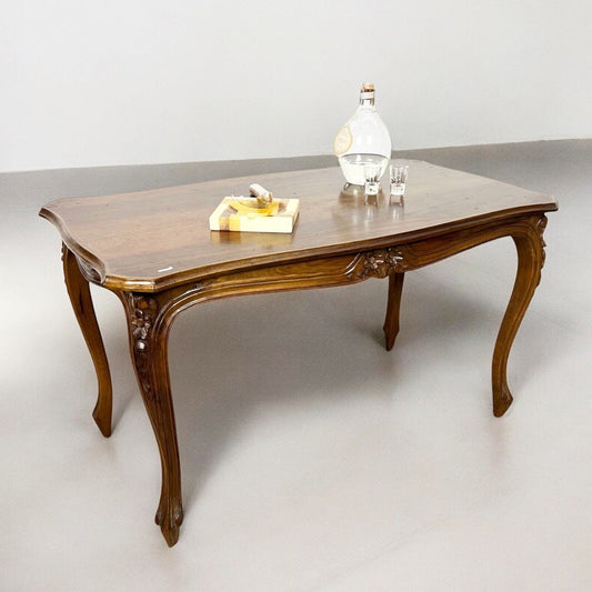 Tavolino tavolo antico basso da salotto soggiorno in legno stile antico Luigi XV Categoria  Tavoli - tavolinetti