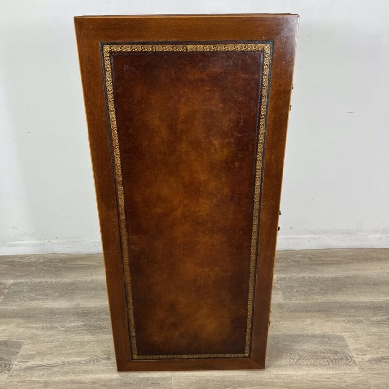 Tavolino tavolo antico da salotto basso in legno piano pelle per ufficio vintage Categoria  Tavoli - tavolinetti