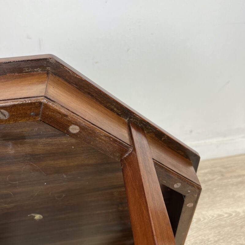 Tavolino tavolo antico da salotto soggiorno in legno due ripiani inglese '900 Categoria  Tavoli - tavolinetti