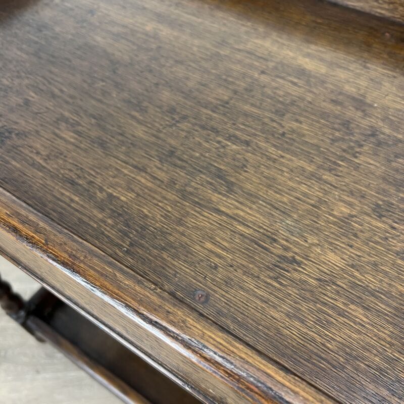 Tavolino tavolo antico etagere soggiorno per ufficio in legno a due ripiani Categoria Tavoli - tavolinetti