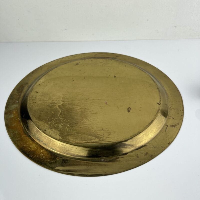 Tavolino tavolo orientale basso da the tè in legno pieghevole vassoio ottone Categoria Tavoli - tavolinetti