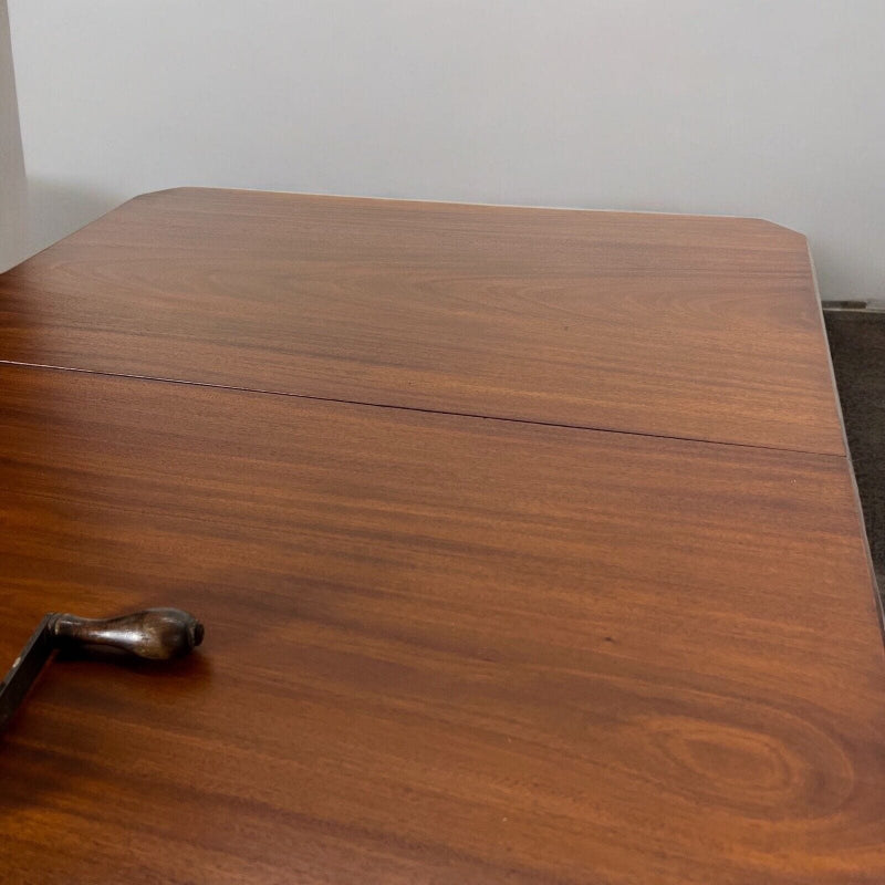 Tavolo antico allungabile in legno mogano quadrato da pranzo d'epoca 800 Inglese Categoria  Tavoli - tavolinetti