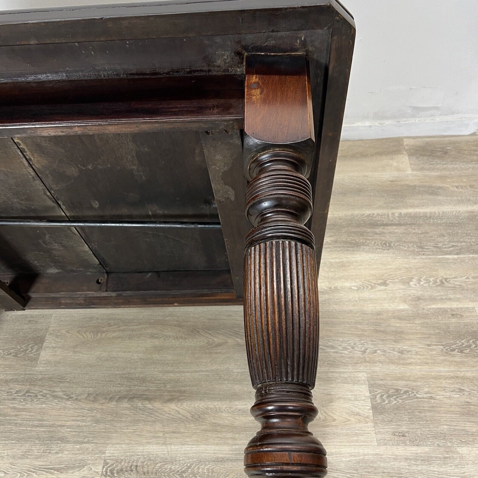 Tavolo antico allungabile in legno rettangolare da pranzo d'epoca 800 Inglese Categoria  Tavoli - tavolinetti