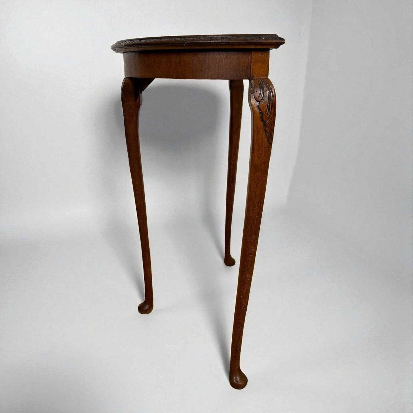 Tavolo consolle da ingresso Mezzaluna antica tavolino piano in radica Stile Deco Categoria Tavoli - tavolinetti