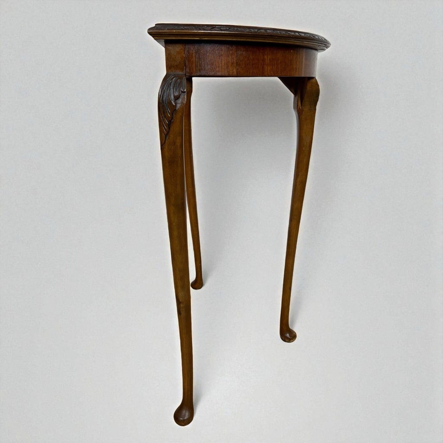 Tavolo consolle da ingresso Mezzaluna antica tavolino piano in radica Stile Deco Categoria Tavoli - tavolinetti