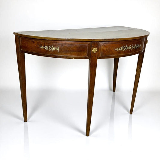 Tavolo consolle da ingresso Mezzaluna antico '800  tavolino stile Luigi XVI Categoria  Tavoli - tavolinetti