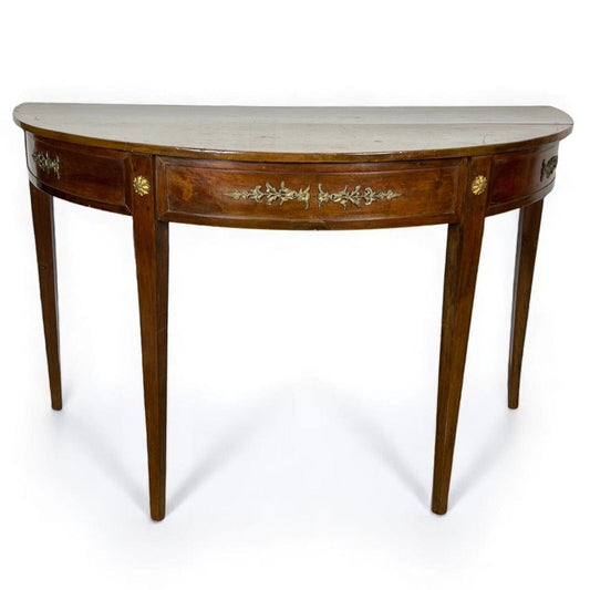 Tavolo consolle da ingresso Mezzaluna antico '800  tavolino stile Luigi XVI Categoria  Tavoli - tavolinetti