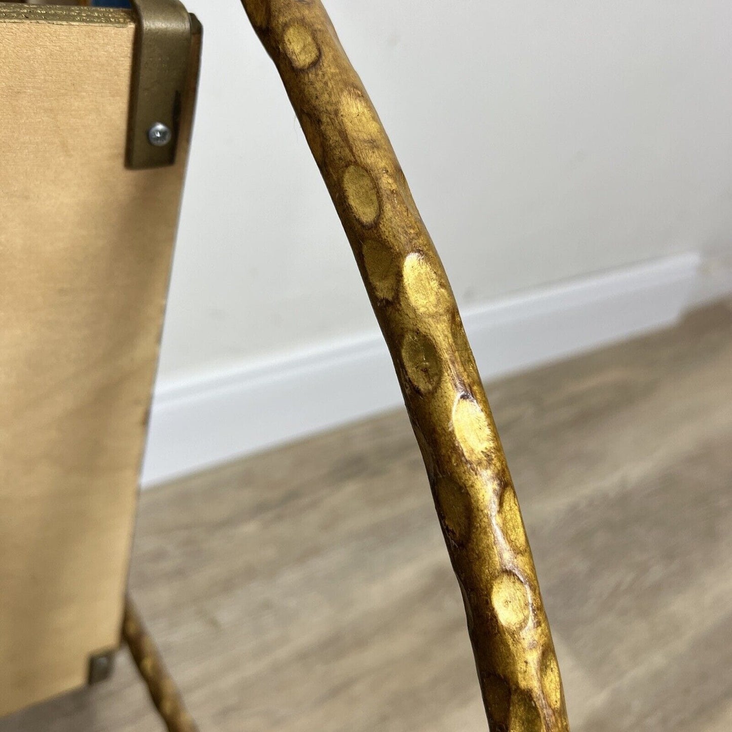 Tavolo consolle da ingresso tavolino Vintage in ferro stile antico gueridon '80 Categoria Tavoli - tavolinetti