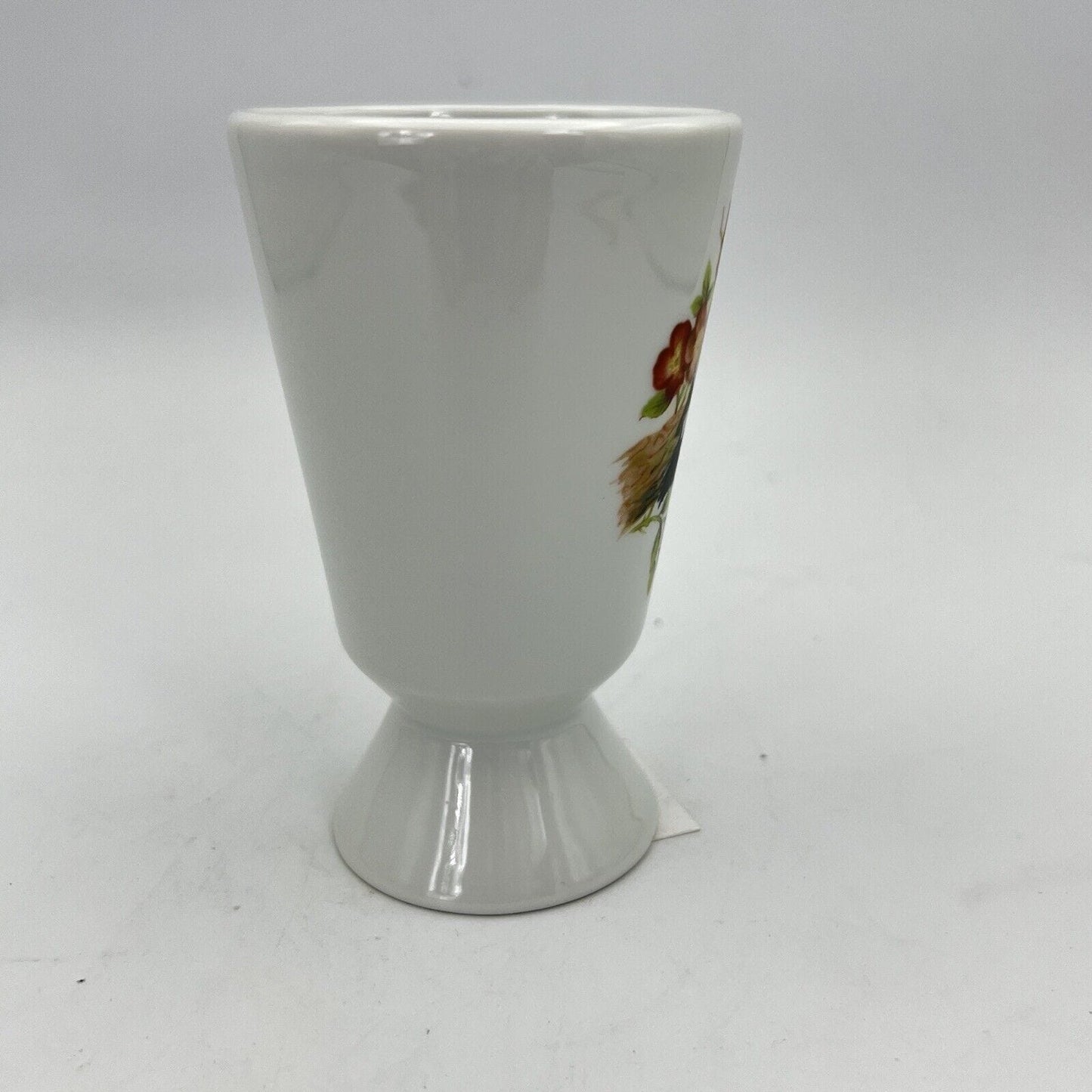 Tazza da caffè Francese in ceramica Limoges Uccello Picchio testa Rossa Mazagran Categoria Servizio tazze - Tazze