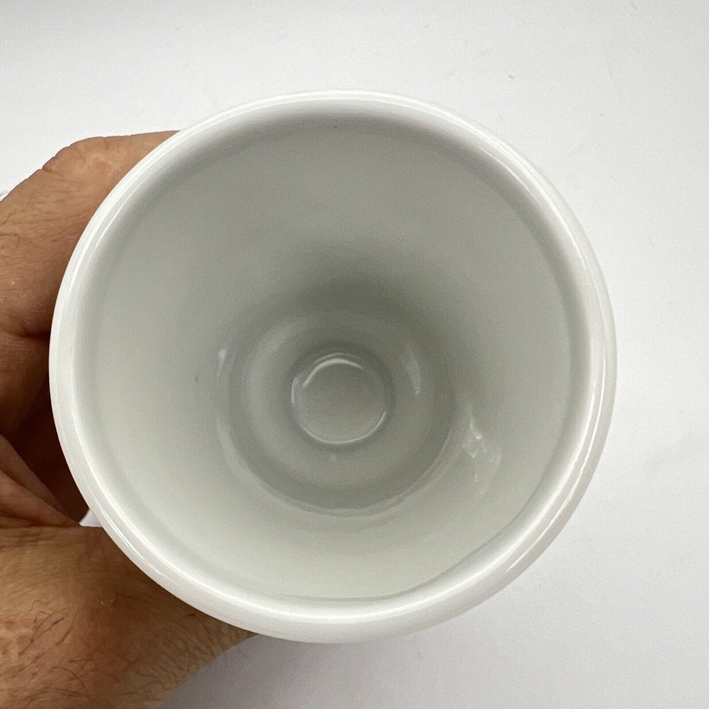 Tazza da caffè Francese in ceramica Limoges Uccello Picchio testa Rossa Mazagran Categoria Servizio tazze - Tazze