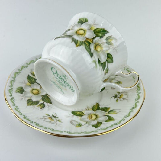 Tazza da caffè in porcellana Queen's con mese tazzina inglese DICEMBRE 900 Categoria  Servizio tazze - Tazze