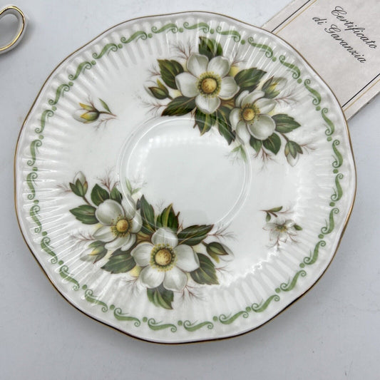 Tazza da caffè in porcellana Queen's con mese tazzina inglese DICEMBRE 900 Categoria  Servizio tazze - Tazze