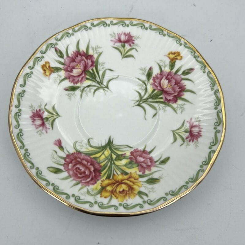 Tazza da caffè in porcellana Queen's con mese tazzina inglese GENNAIO 900 Categoria  Servizio tazze - Tazze