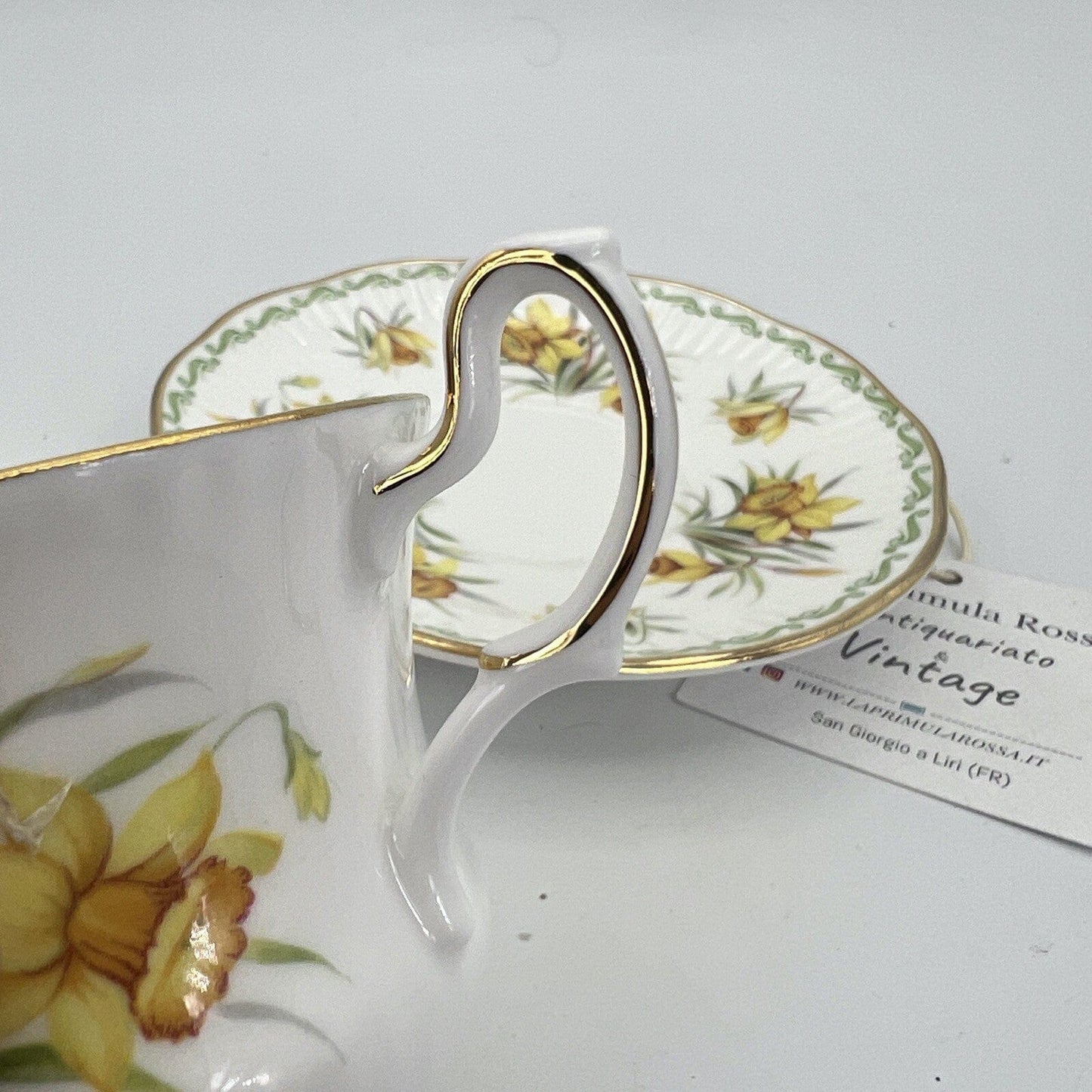 Tazza da caffè in porcellana Queen's con mese tazzina inglese MARZO 900 Categoria Servizio tazze - Tazze