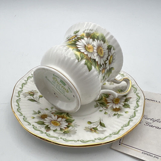 Tazza da caffè in porcellana Queen's con mese tazzina inglese Ottobre 900 rosina Categoria  Servizio tazze - Tazze