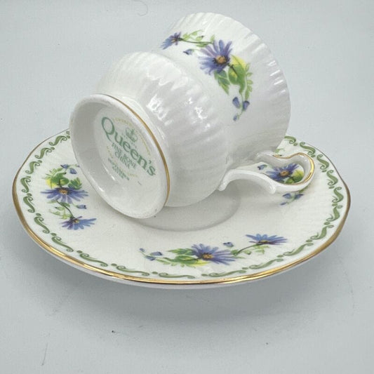 Tazza da caffè in porcellana Queen's con mese tazzina inglese SETTEMBRE 900 Categoria  Servizio tazze - Tazze