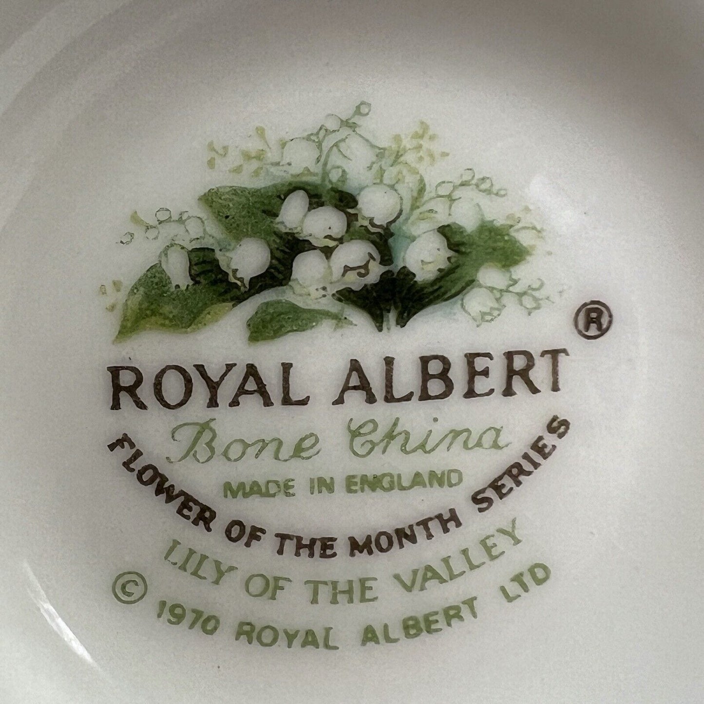 Tazza da caffè in porcellana Royal Albert mese tazzina inglese Maggio 1970 Categoria  Servizio tazze - Tazze