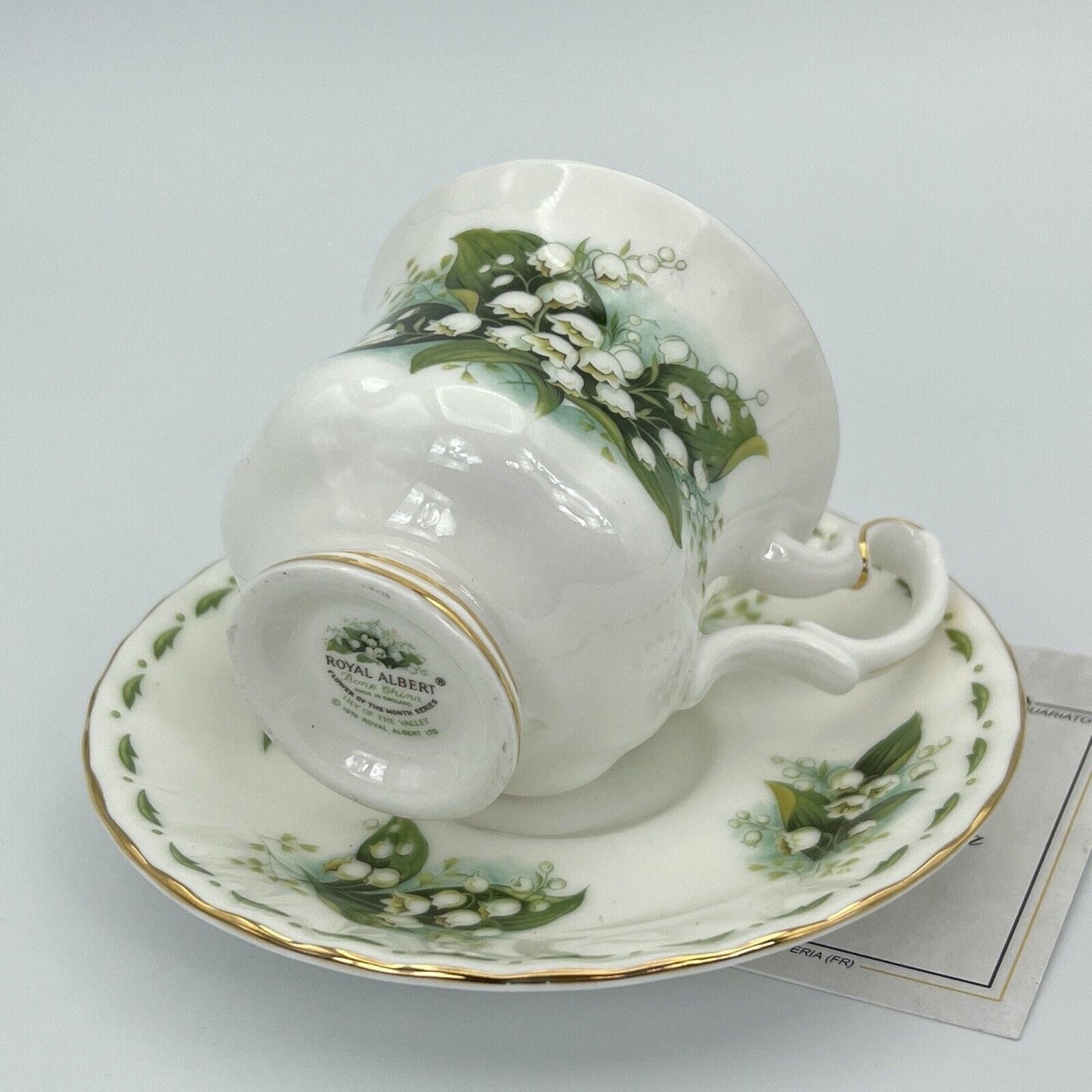Tazza da caffè in porcellana Royal Albert mese tazzina inglese Maggio 1970 Categoria Servizio tazze - Tazze