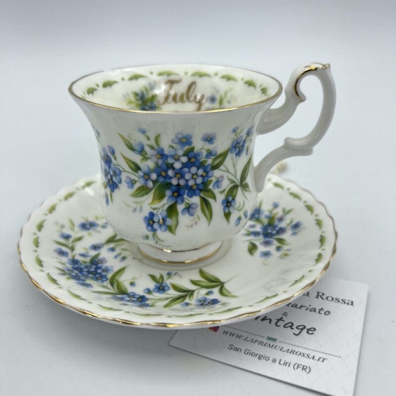 Tazza da caffè in porcellana Royal Albert Mese tazzina inglese Originale Vintage Categoria Servizio tazze - Tazze