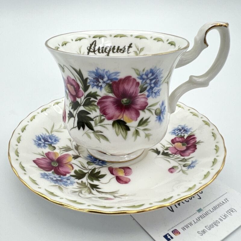 Tazza da caffè in porcellana Royal Albert Mese tazzina inglese Originale Vintage Categoria Servizio tazze - Tazze