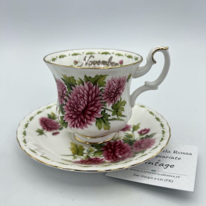 Tazza da caffè in porcellana Royal Albert Mese tazzina inglese Originale Vintage Categoria Servizio tazze - Tazze