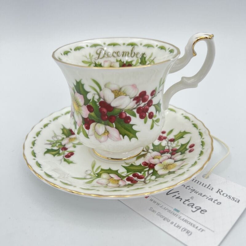 Tazza da caffè in porcellana Royal Albert Mese tazzina inglese Originale Vintage Categoria Servizio tazze - Tazze