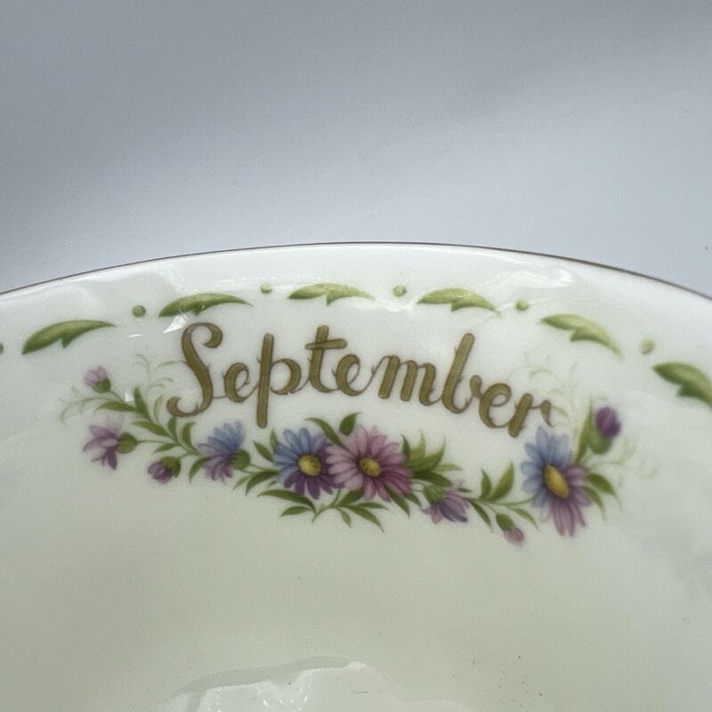 Tazza da caffè in porcellana Royal Albert mese tazzina inglese settembre 1970 Categoria  Servizio tazze - Tazze