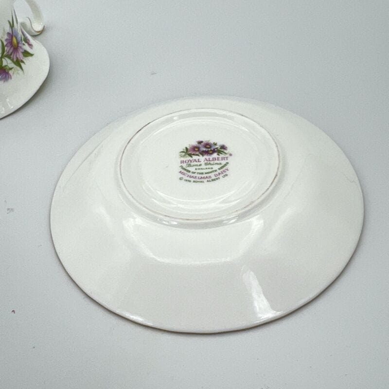 Tazza da caffè in porcellana Royal Albert mese tazzina inglese settembre 1970 Categoria  Servizio tazze - Tazze