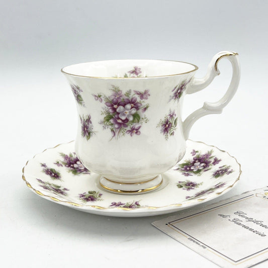 Tazza da caffè in porcellana Royal Albert tazzina inglese Violette Sweet Violets Categoria  Servizio tazze - Tazze