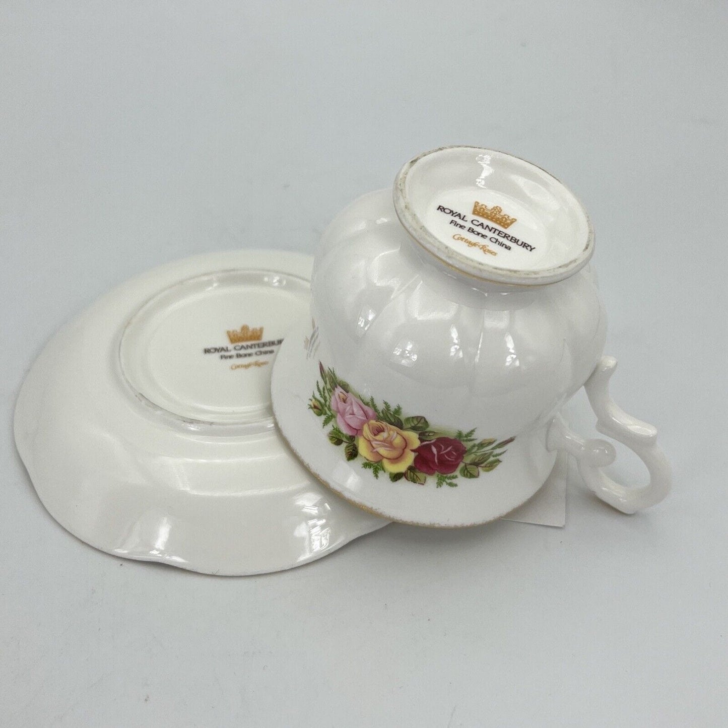Tazza da caffe in porcellana ROYAL CANTERBURY tazzina inglese Cottage Roses Categoria Servizio tazze - Tazze