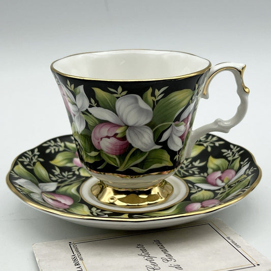 Tazza da per caffe in porcellana Royal Albert Provincial Flowers Lady's Slipper Categoria Servizio tazze - Tazze