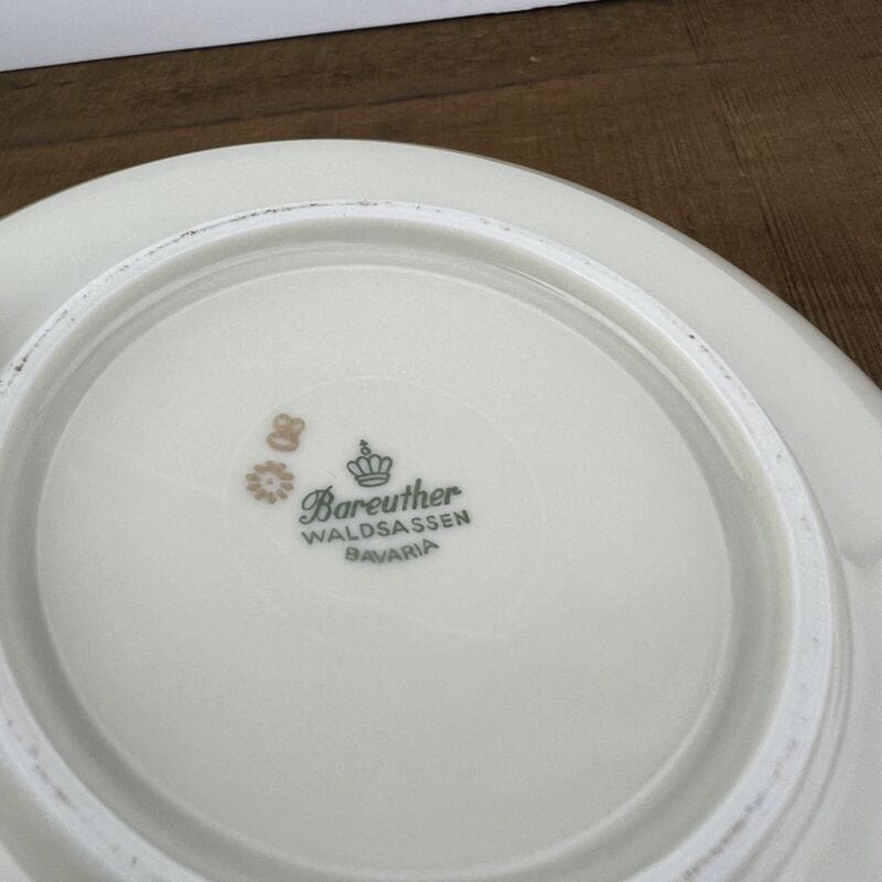 Tazza da tè the antica in porcellana Bavaria oro Bareuther Waldsassen anni 40 Categoria Servizio tazze - Tazze