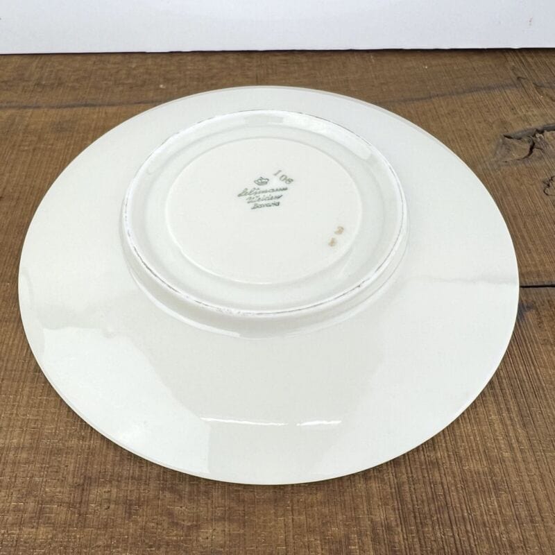 Tazza da tè the antica in porcellana Bavaria oro Seltmann Weiden con piattino Categoria Servizio tazze - Tazze