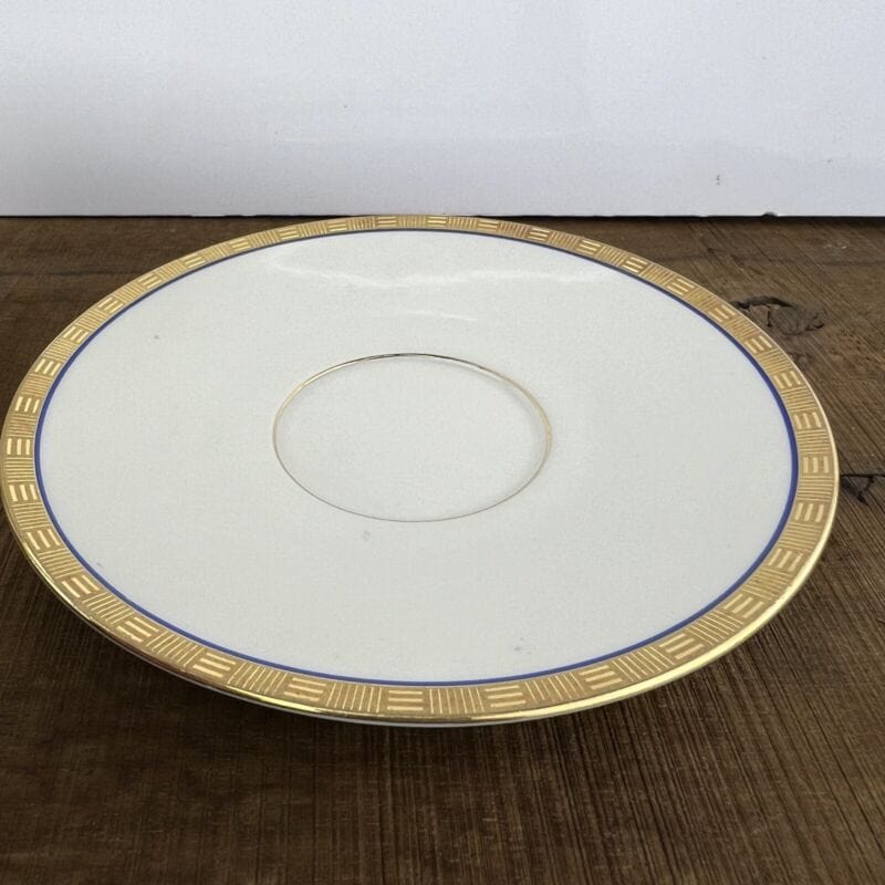 Tazza da tè the antica in porcellana Bavaria oro Seltmann Weiden con piattino Categoria Servizio tazze - Tazze