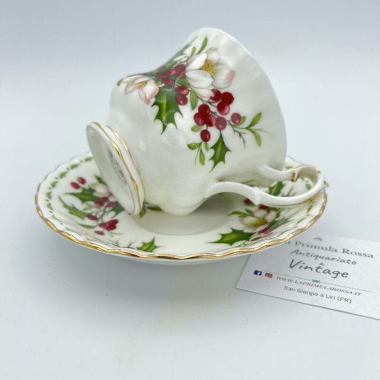 Tazza da tè The in porcellana Royal Albert con mese tazzina inglese DICEMBRE 900 Categoria  Ceramiche e Porcellane