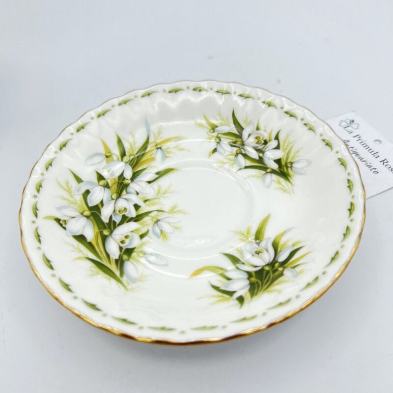 Tazza da tè The in porcellana Royal Albert con mese tazzina inglese GENNAIO 900 Categoria  Ceramiche e Porcellane