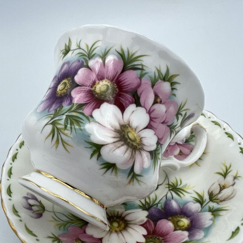 Tazza da tè The in porcellana Royal Albert con mese tazzina inglese OTTOBRE 900 Categoria Ceramiche e Porcellane