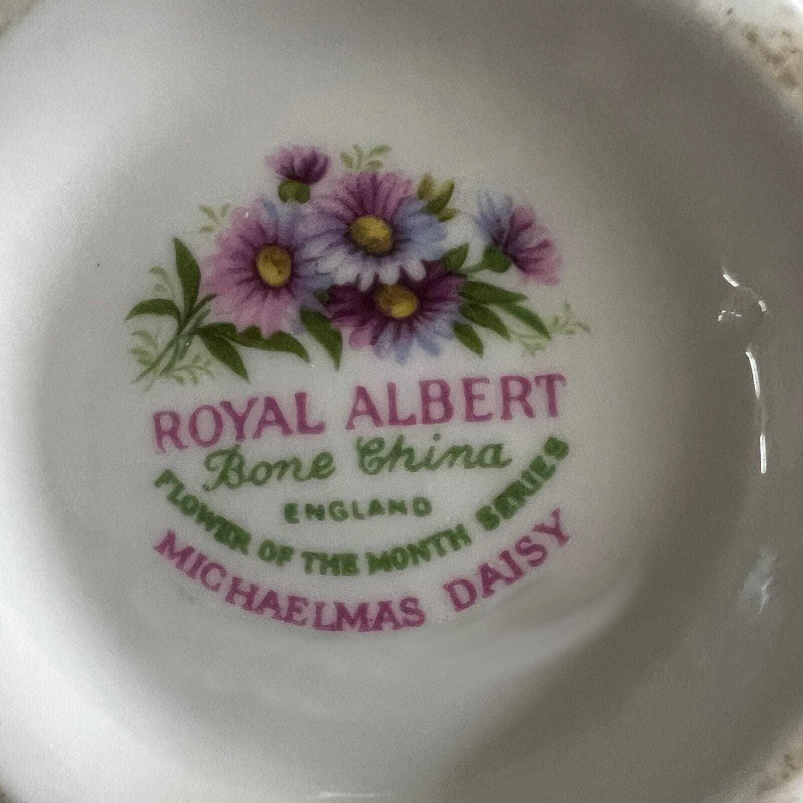 Tazza da tè The in porcellana Royal Albert con mese tazzina inglese SETTEMBRE 70 Categoria  Servizio tazze - Tazze