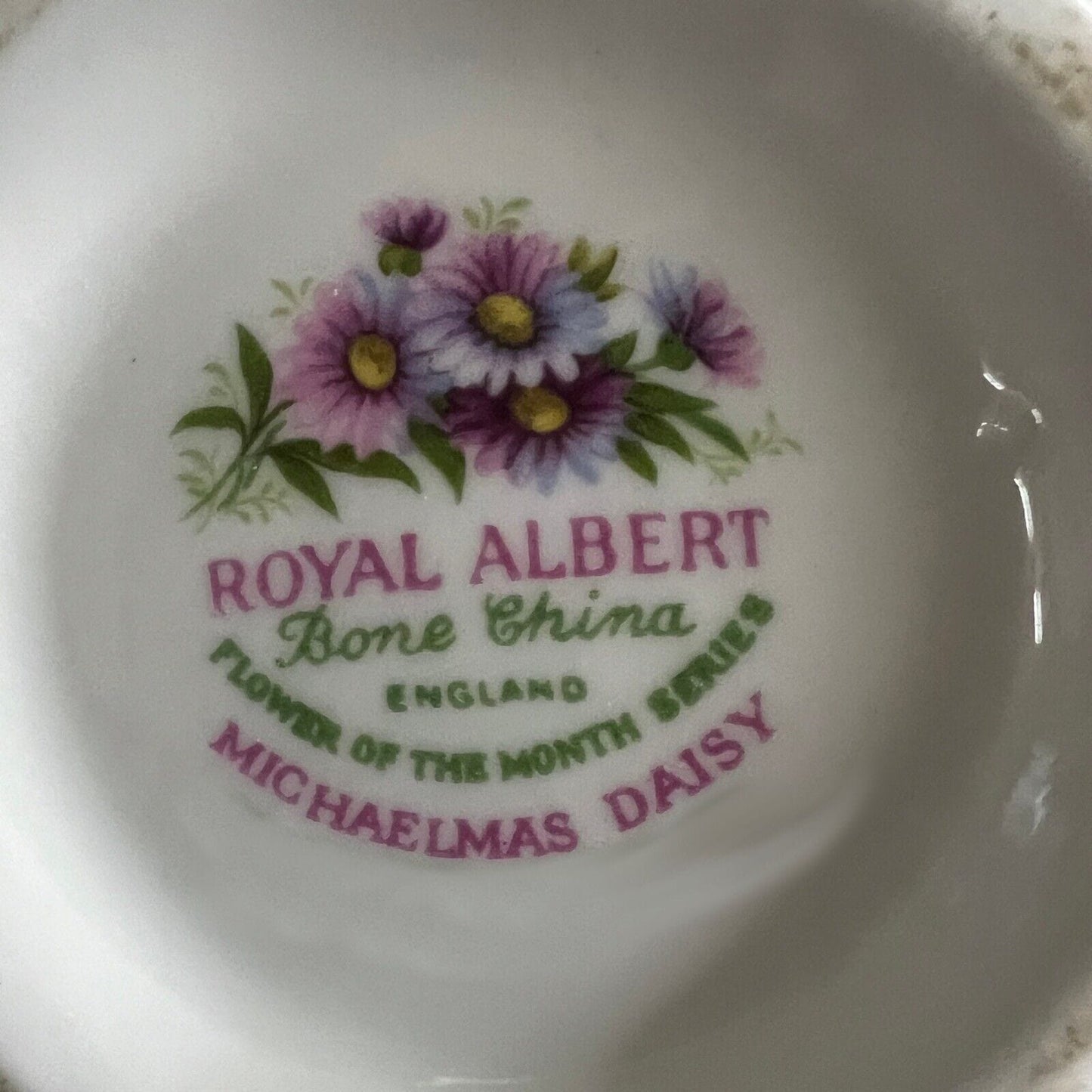 Tazza da tè The in porcellana Royal Albert con mese tazzina inglese SETTEMBRE 70 Categoria  Servizio tazze - Tazze