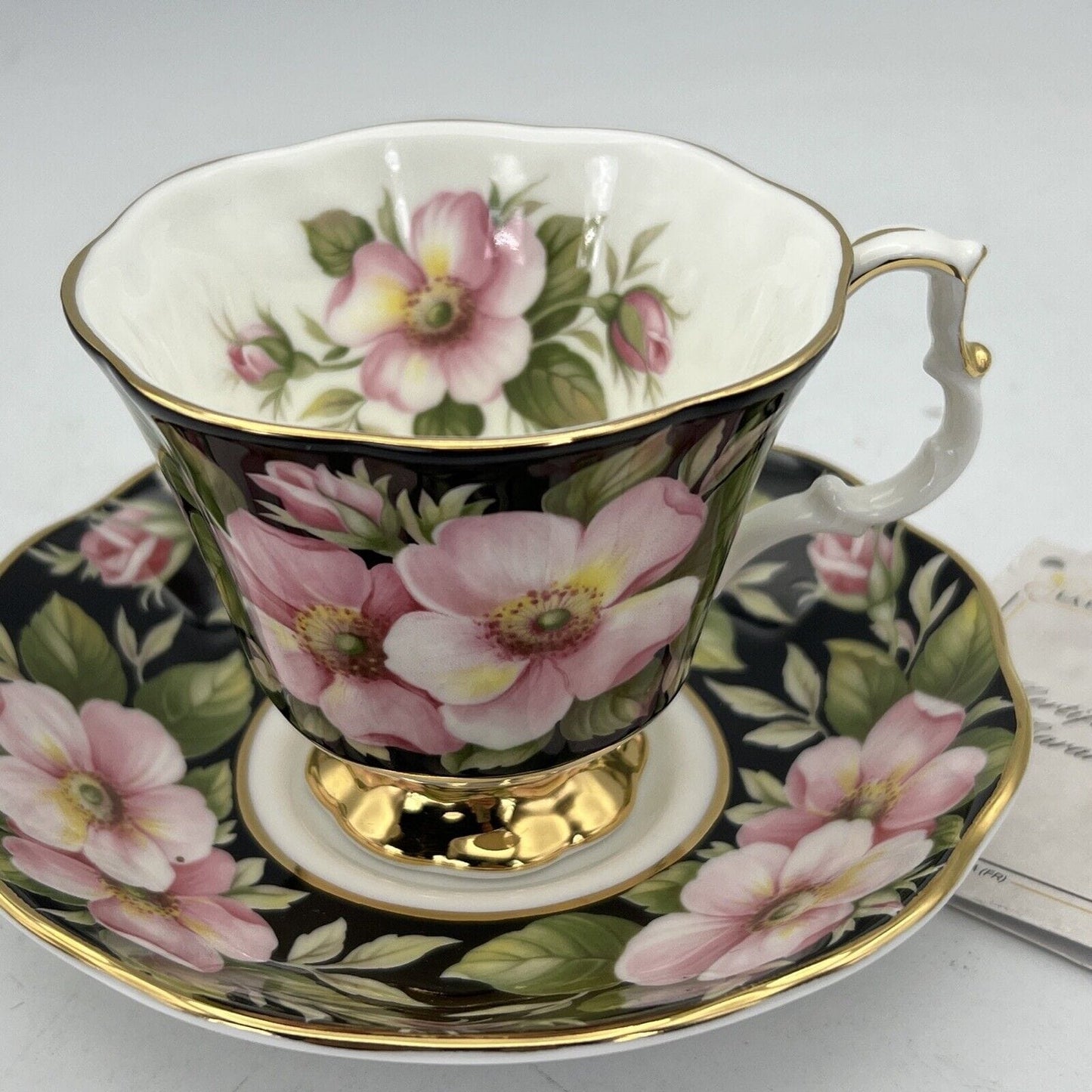 Tazza da tè The in porcellana Royal Albert Provincial Flowers Fiori Alberta Rose Categoria  Servizio tazze - Tazze