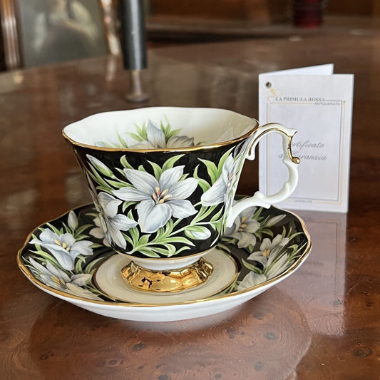 Tazza da tè The in porcellana Royal Albert Provincial Flowers Fiori Madonna Lily Categoria  Servizio tazze - Tazze