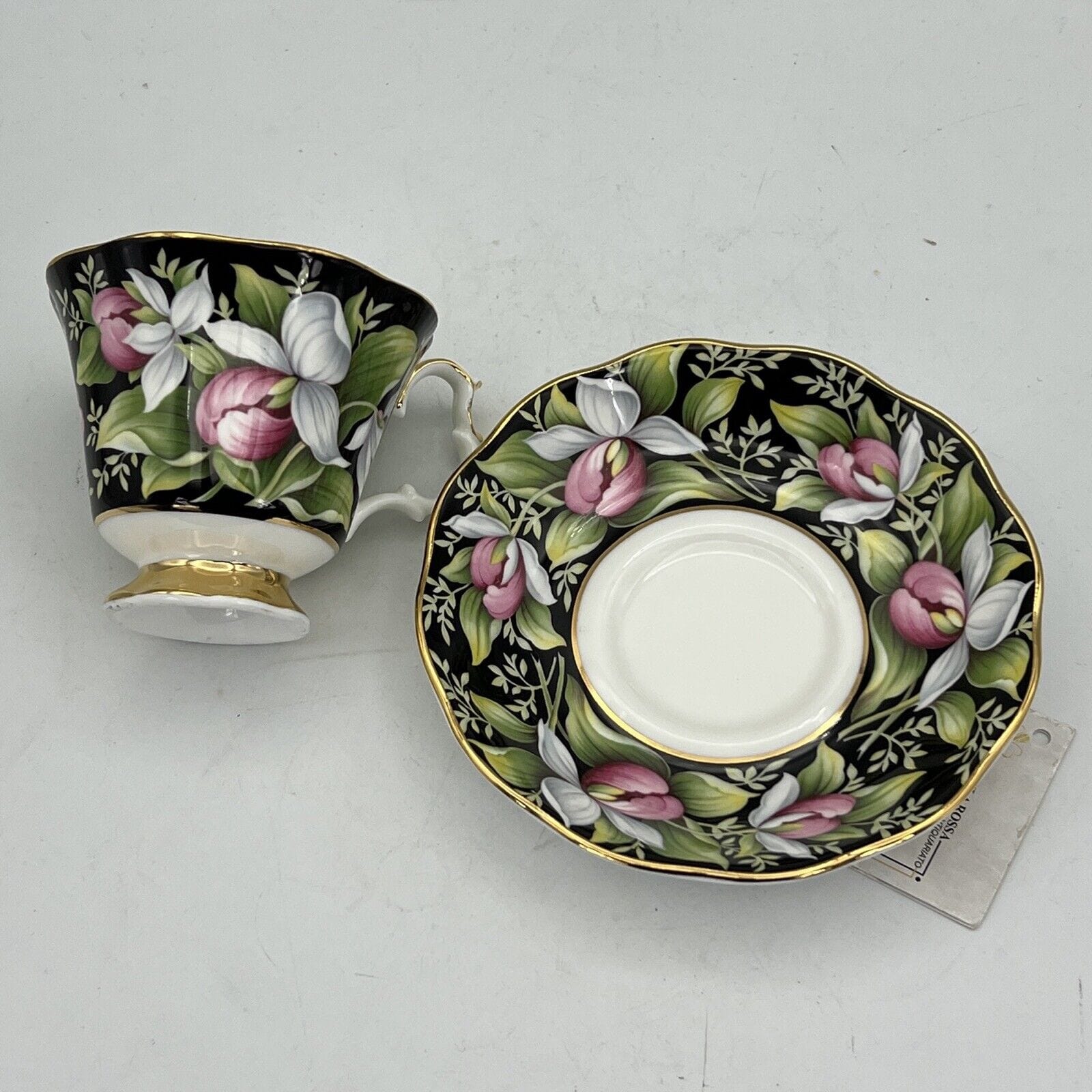 Tazza da tè The in porcellana Royal Albert Provincial Flowers Lady's Slipper Categoria  Servizio tazze - Tazze