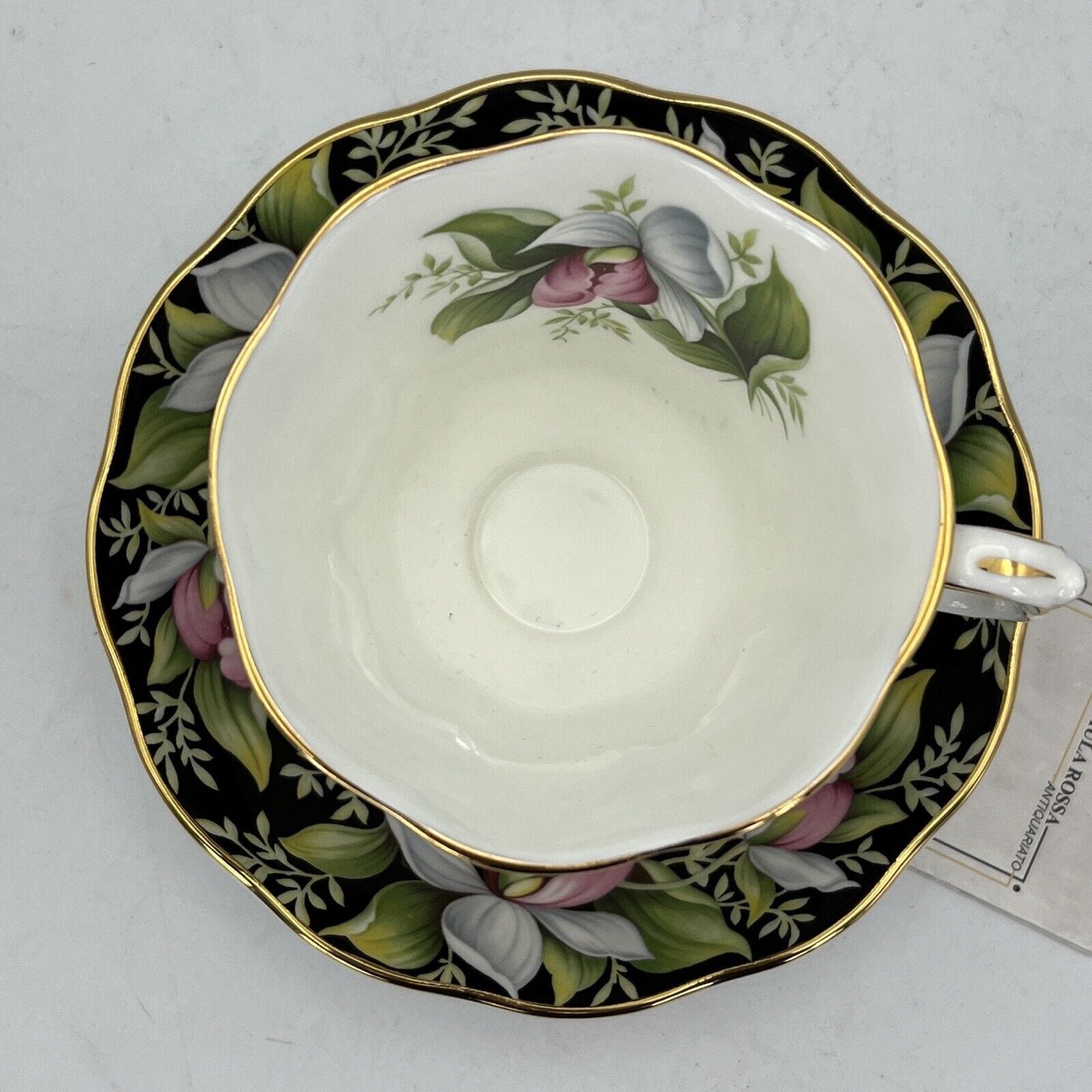 Tazza da tè The in porcellana Royal Albert Provincial Flowers Lady's Slipper Categoria  Servizio tazze - Tazze