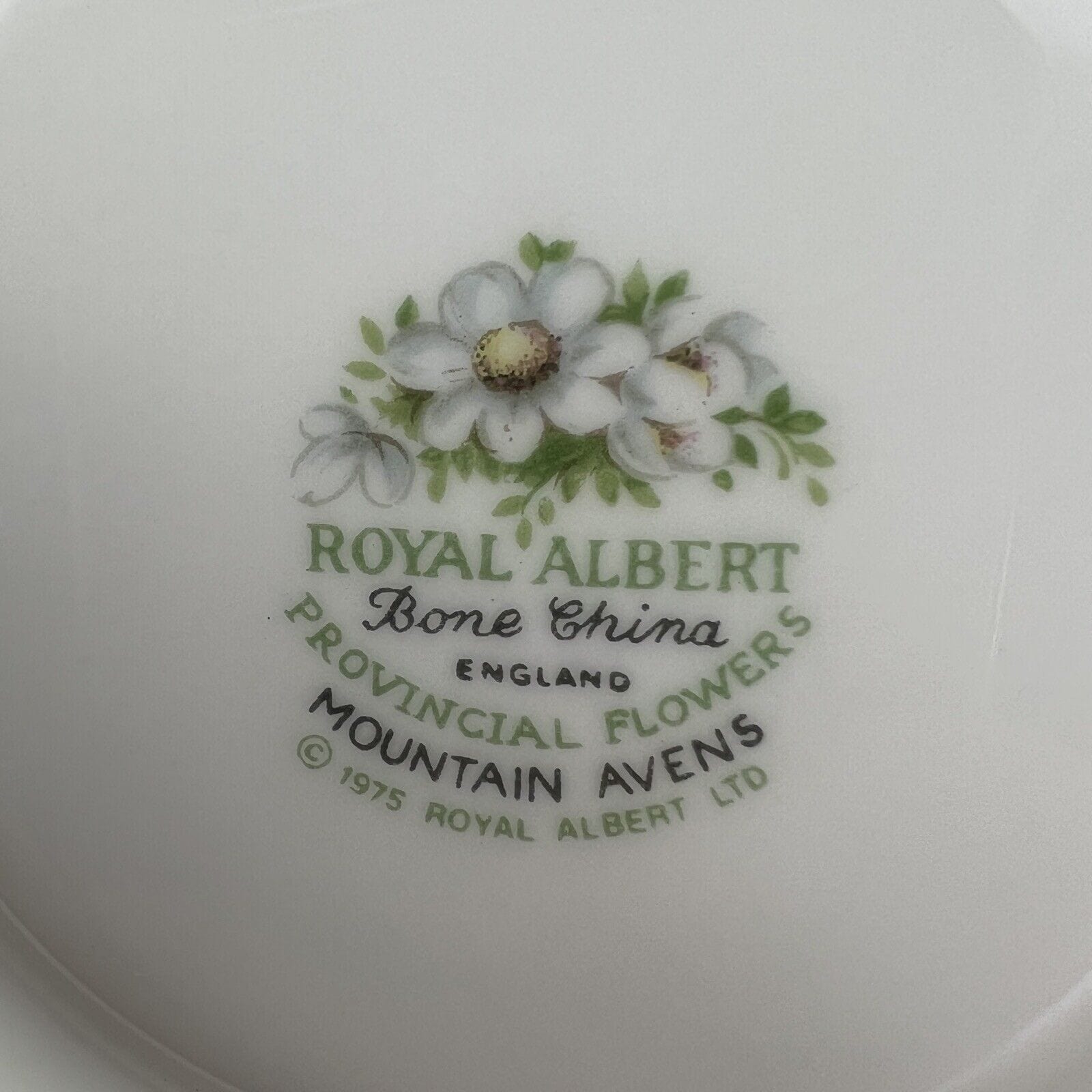 Tazza da tè The in porcellana Royal Albert Provincial Flowers Mountain Avens 900 Categoria  Servizio tazze - Tazze