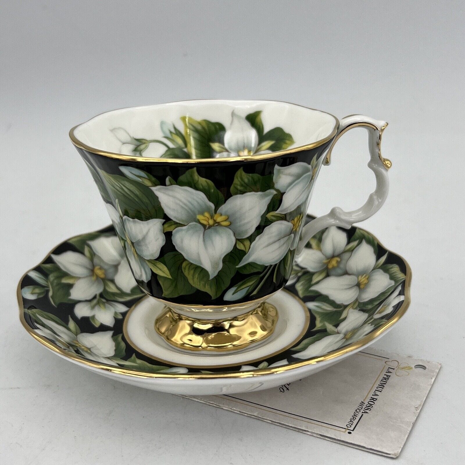 Tazza da tè The in porcellana Royal Albert Provincial Flowers tazzina Trillium Categoria  Servizio tazze - Tazze