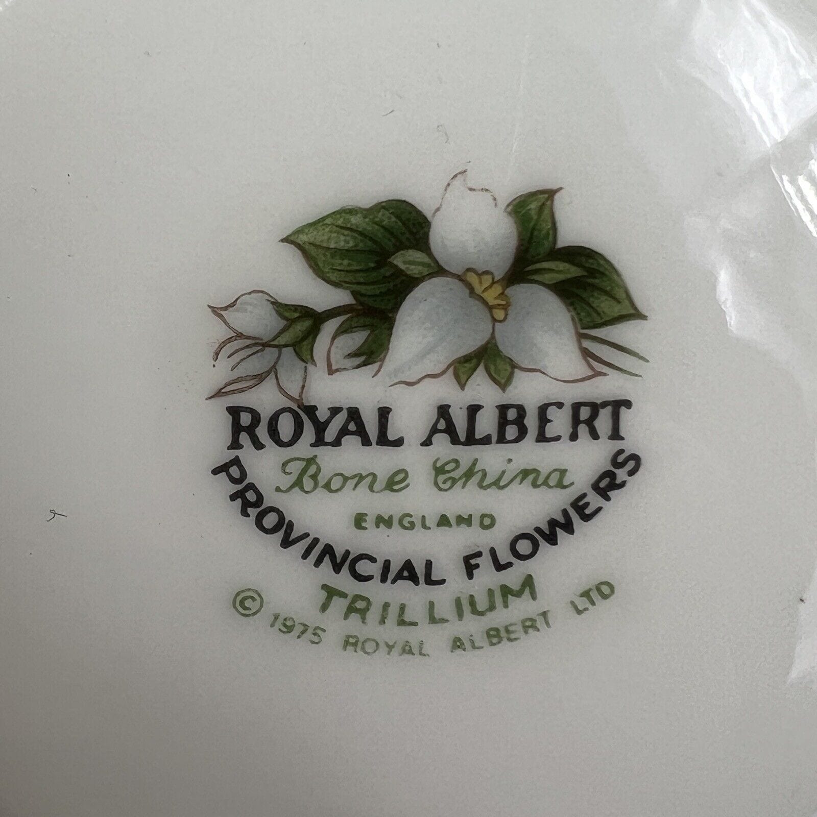 Tazza da tè The in porcellana Royal Albert Provincial Flowers tazzina Trillium Categoria  Servizio tazze - Tazze
